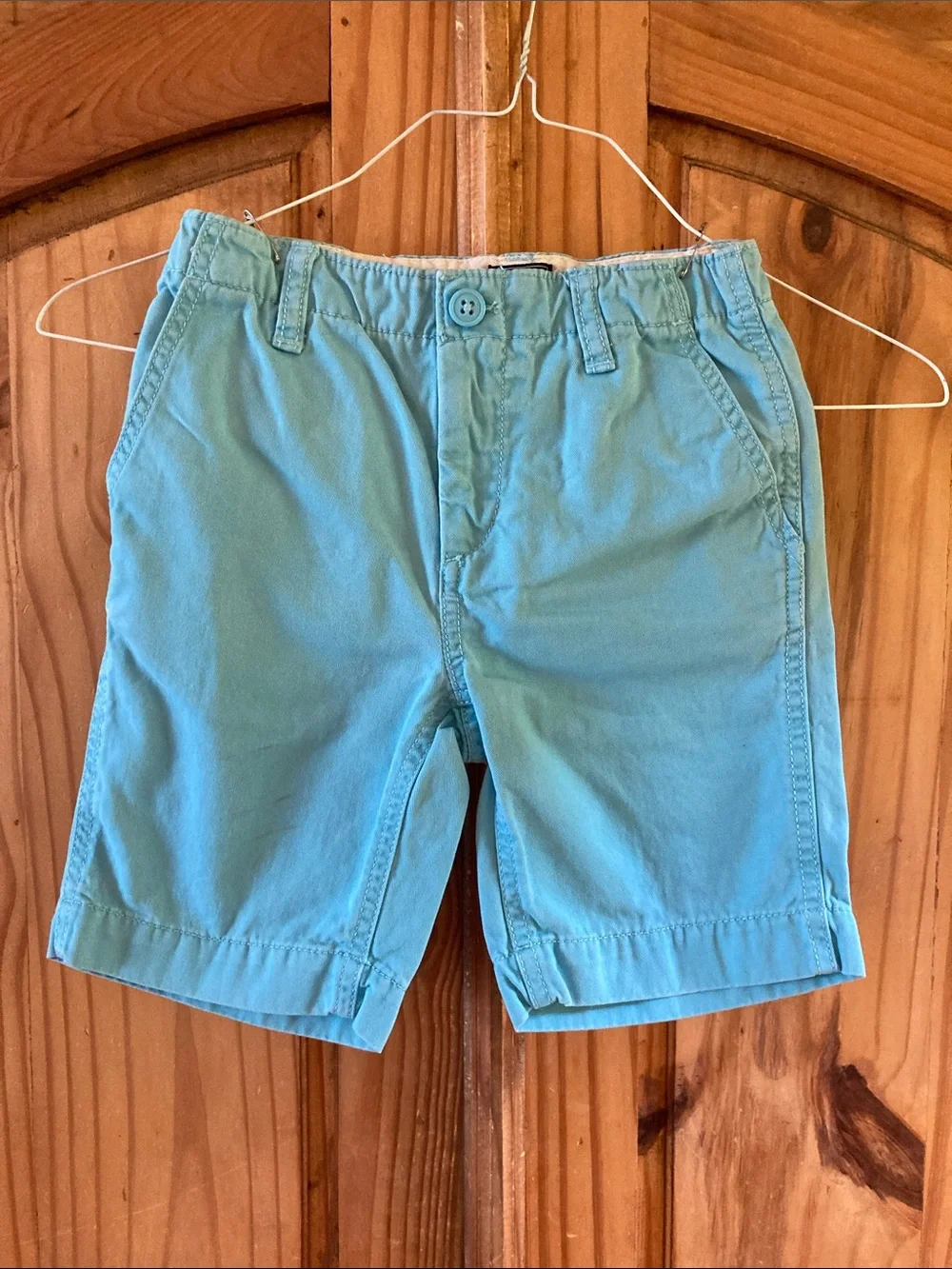 Boys Gap blue long chino shorts size 6